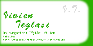 vivien teglasi business card
