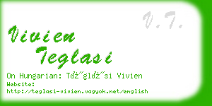 vivien teglasi business card